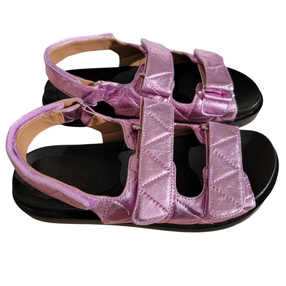 AEROSOLES LAMIRCA SANDAL in Purple Mettalic NWOT | Size 7.5 - Picture 5 of 10